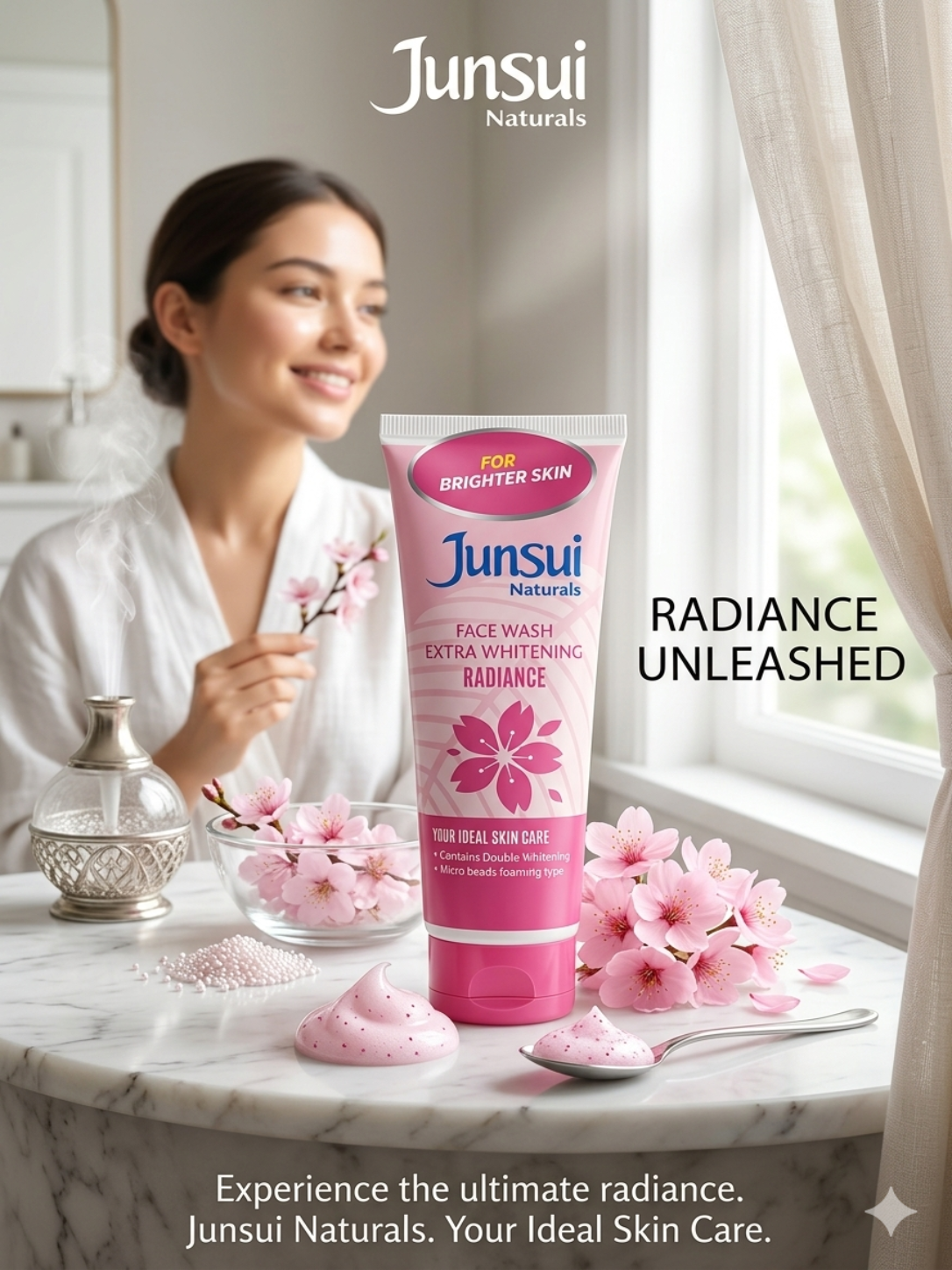 Junsui Naturals Face Wash Extra Whitening Radiance